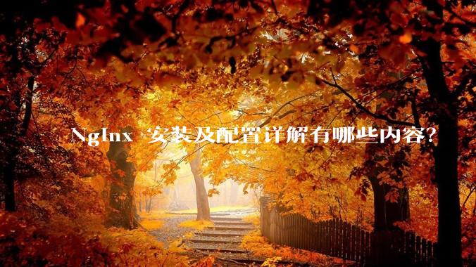 Nginx 安装及配置详解有哪些内容？