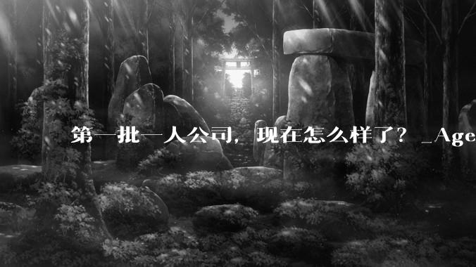 第一批一人公司，现在怎么样了？_Agent_产品_MotiClaw