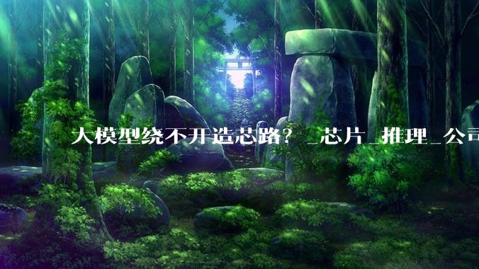 大模型绕不开造芯路？_芯片_推理_公司