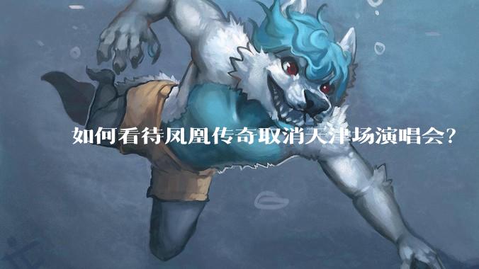 如何看待凤凰传奇取消天津场演唱会？