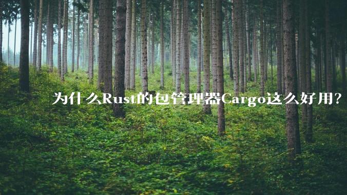 为什么Rust的包管理器Cargo这么好用？
