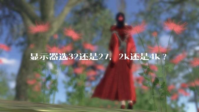 显示器选32还是27，2k还是4k?