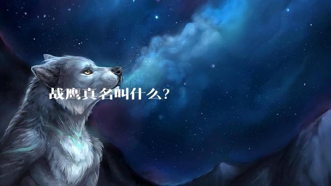 战鹰真名叫什么？